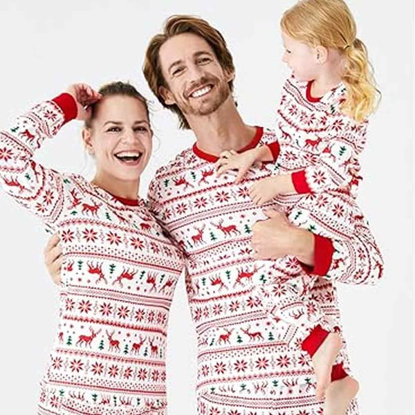 Matchende Familiepyjamas Jule-sæt, Matchende Sæt Julepyjamas til Familiepyjamas