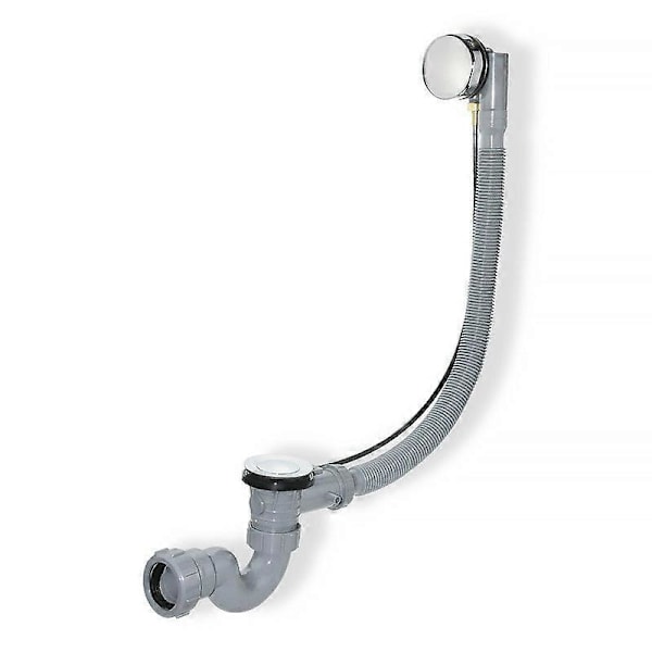 NF-Automatisk kabelavløp for badekaravløp 40 (1\" 1/2), Grå 68cm