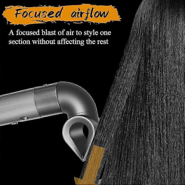 Til Airwrap HS01 HS05 HS08 bredtandet kam-tilbehør og bladkoncentrator-tilbehør Pre-Styling tørrebørste JH4