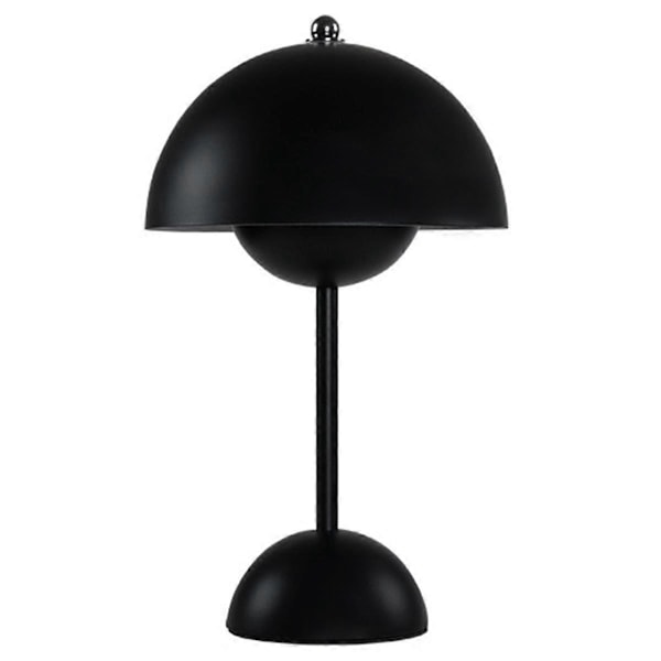 Topp Berørings Switch LED Bordlampe Oppladbar Blomsterknopp Sopp Design Stue Dekor Skrivebord Nattbordslampe, A