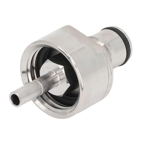Kullsyrehette i rustfritt stål for ølbrygging, kullsyreadapterhette for brusflaske hjemmebrygg