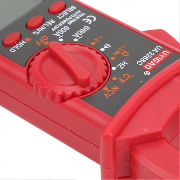 UA3268C 600A 600V LCD Digital Tångmätare Handhållen Multimeter AC Ström Spänning Kapacitans Testare