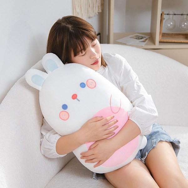 Squishmallows Plyschdjur Animal Kawaii Mjuk Stor Kudde Katt White rabbit 40cm