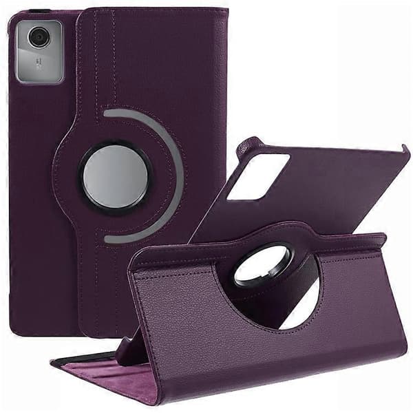 Compatible with Lenovo Tab M11 / Xiaoxin Pad 11 2024 Leather Case Rotating Stand Tablet Case