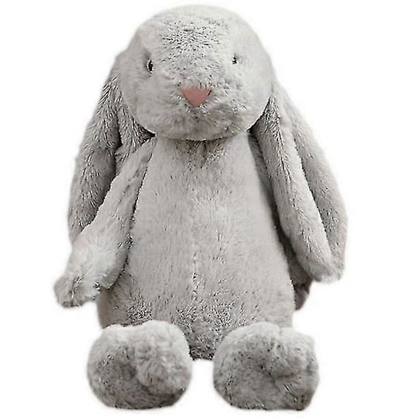 Plys Kanin Udstoppede Dyr Baby Kanin Legetøj Dukker Med Bløde Ører Sød Kanin Blød Plys Legetøj Kanin Udstoppede Dyr Børn Påskegave Grey