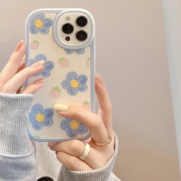 Jordbærblomst telefondeksel til Iphonexr