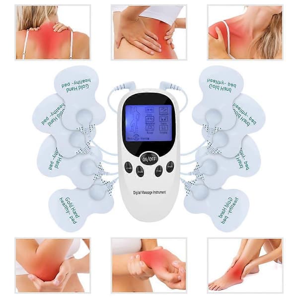 Digital elektronisk massagestimulator med dubbla utgångar för smärtlindring