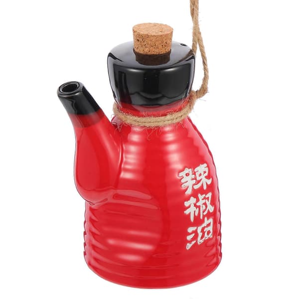 Keramisk eddikdispenser i japansk stil, væskedispenser for oppbevaring