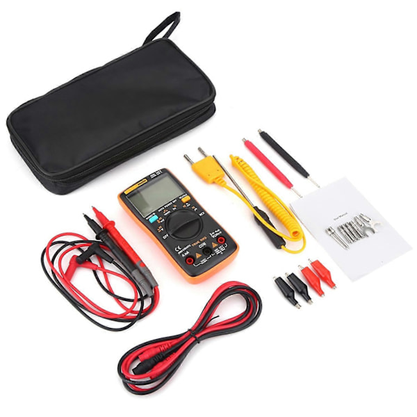 ANENG AN8009 Digitalt Multimeter Auto Range True RMS AC/DC Spenning Elektronisk Måler