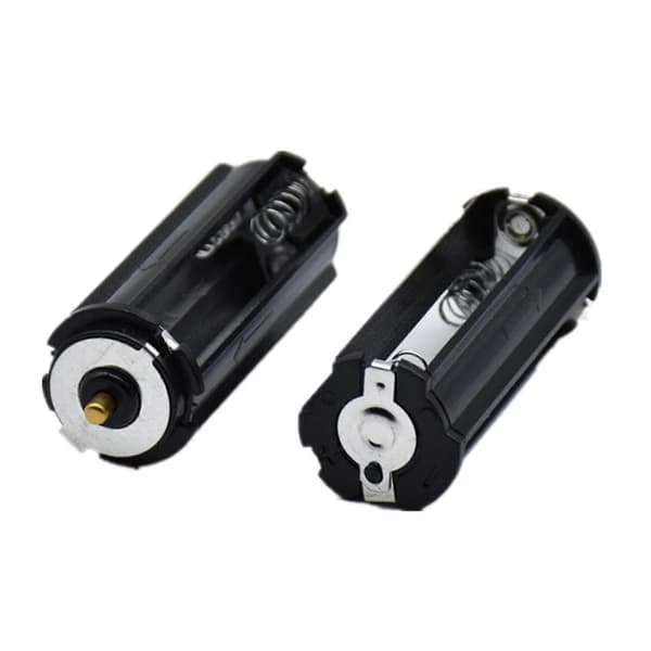 Batteriholder Sort til 3 x 1,5V AAA-batterier Lommelygte Legetøj 3x AAA til