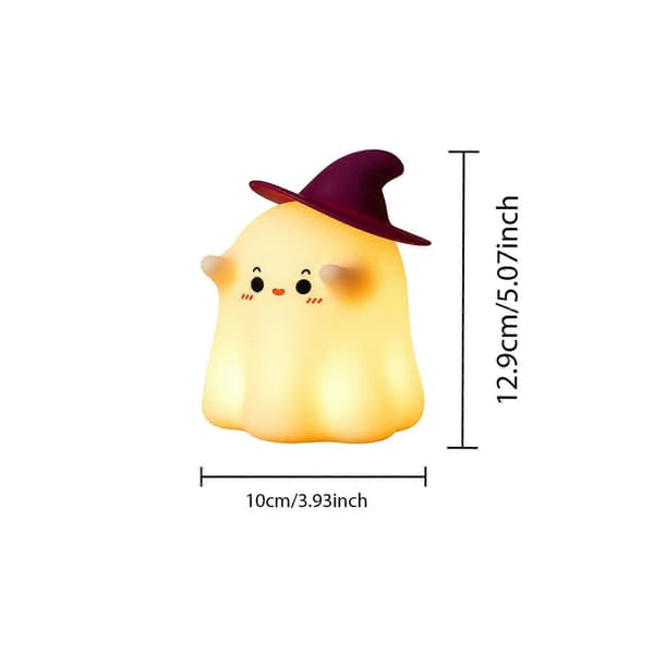 Halloween Hat Ghost Night Light Funny Cute Warm Light Lighting Halloween Decoration
