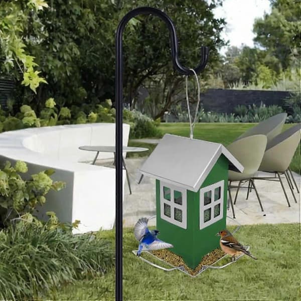 Fuglefoderbræt til udendørs brug, vejrbestandig fuglefoderskål, multifunktionel havedekoration til terrasse og græsplæne