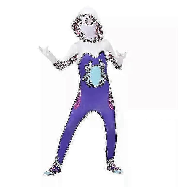 Ghost Spider Gwen Stacy Cosplay Jumpsuit Halloween Kostym