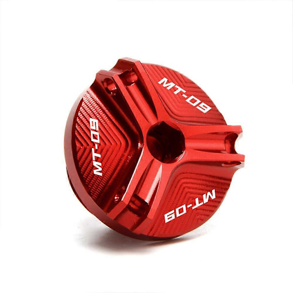 For Yamaha MT09 TRACER MT-09 2020 2019 2014-2018 Motorsykkel Sylinderdeksel Fremre Bakre Bremsevæskebeholder Lokk Beskyttelse Oil Filler Cap Red