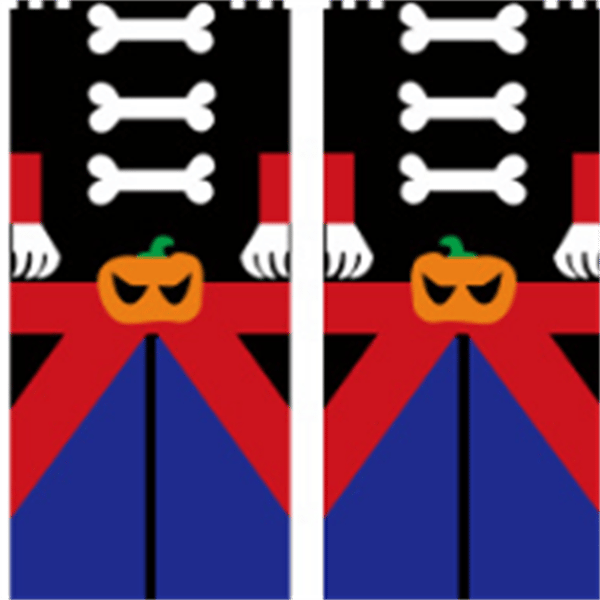 Halloweenpynt Polyester Kreativ Gyser Sjovt Billede Lilla