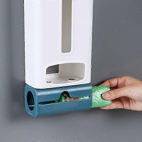 Poseholder. Bæreposer. Affaldsposedispenser til indkøbsposer, vægmonteret dispenser til opbevaring af plastikposer