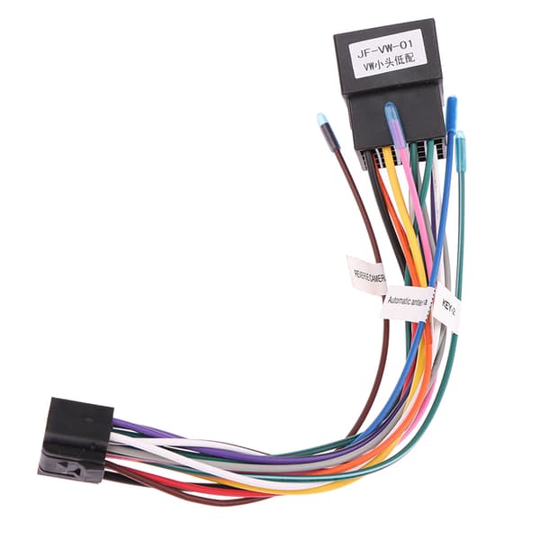 Bilradio 16-pinners ISO-kabeladapter Universal