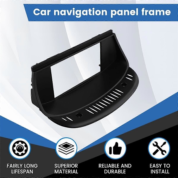 7 Tommers Bilramme Fascia Adapter Android Radio Dash Monteringspanel Kit for E60 E61 E63 5 Serie 2010