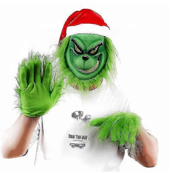 How The Grinch Stole Christmas Maskhandske Set - JA