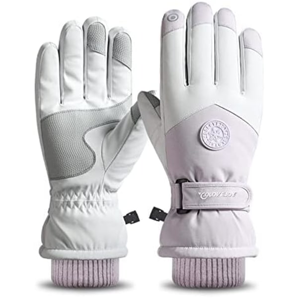Winter Ski Snow Handskar för män, kvinnor, ungdomar | Pekskärm och vattentäta handvärmande handskar för kallt väder Vinterarbetshandskar one-size-fits-all