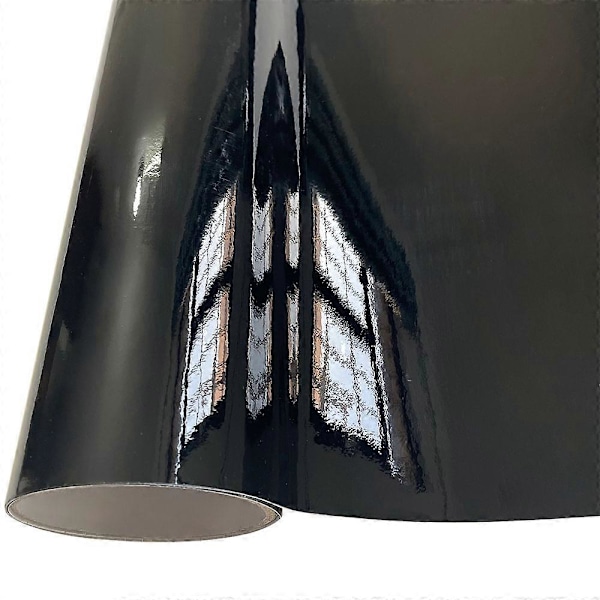 Karbonfiber Bilklistremerke Auto Dørterskelbeskytter Vanntett Beskyttelsesfilm Svart Bil Vinylfolie 3D Carbon Black 7cmx150cm