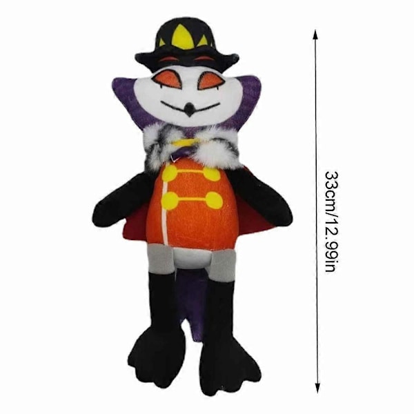Anime 33cm Stolas Helluva The Circus Plysjleker Søt Asmodeus Blitzo Peluches Tegneserie Dyr Myke Utstoppede Dukker For Gutter Gaver