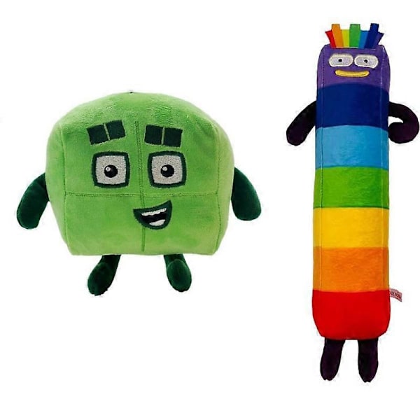 Ny numberblocks plysjleke barn digital animasjon plysjdukke byggekloss digital plysjleke C