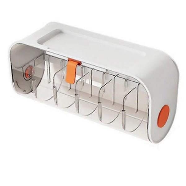Oppbevaringsboks Veggmontert Oppbevaringsstativ Punch Free Oppbevaringsstativholder for Skap Oppbevaringsstativholder