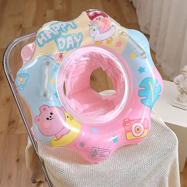 Babysimring Poolflottar Med Säkerhetssäte Dubbla Krockkuddar Simringar Bad Vatten Strandleksaker