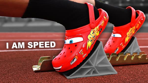 Crocs Lightning McQueen - Lightning McQueens Utomhustofflor 38(EUR)