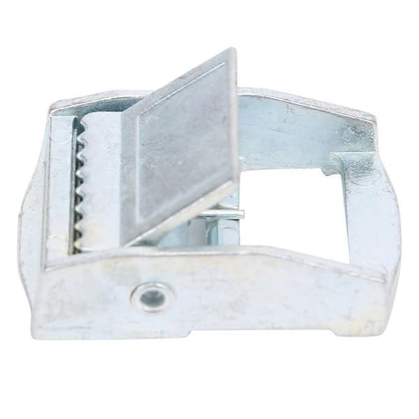 4 stk. spenner i sinklegering for kraftige stropper, fast strammer, skralle-spenne (20 mm)