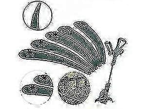 50x gresstrimmer plastblader sett for Bosch Art23-18li Art26-18li