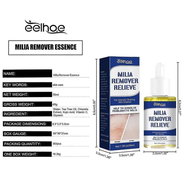 Miliafjerner, Milia til øjne, Milia, Talg 30ml