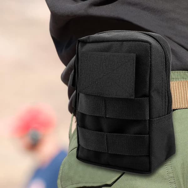 2-pack Molle-fickor - Taktiska midjeväska med D-ringkrokar