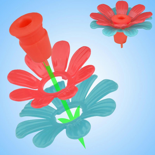 Vildfuglefoderautomater Blomsterudløbsudskiftninger til ophængelige fuglefoderautomater Kolibrifoderautomater Vandkande Blomsterudskiftninger 30 piece set