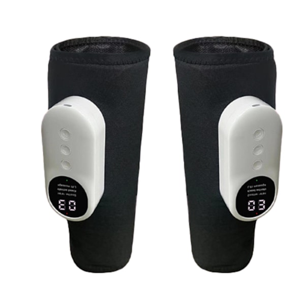 Benmassage med 3 lägen för muskelavslappning för hemmet Black 2pcs
