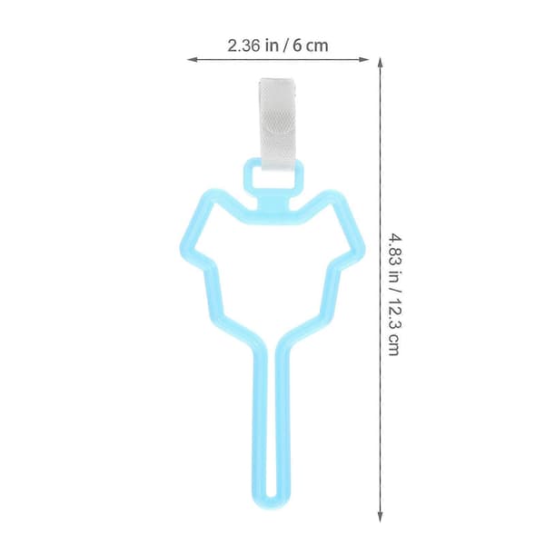 Håndfri poseholder til hundeposer, 5 stk. i assorterede farver