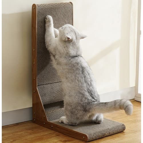 Kradsebræt / Kradsemåtte - Kradsestolpe til katte Grå Grey grå