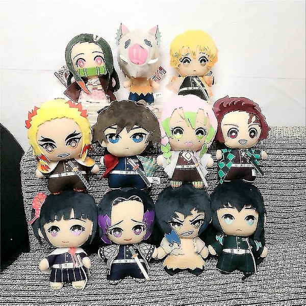 Söpö Halaus Tyyny Pehmo Täytetty Animehahmo Pehmotyyny Kokoelma Kibutsuji Muzan