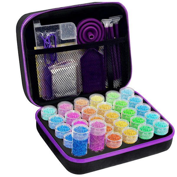 Pärlförvaring + Tillbehör för Diamantmålning - Diamond Painting B 30pcs
