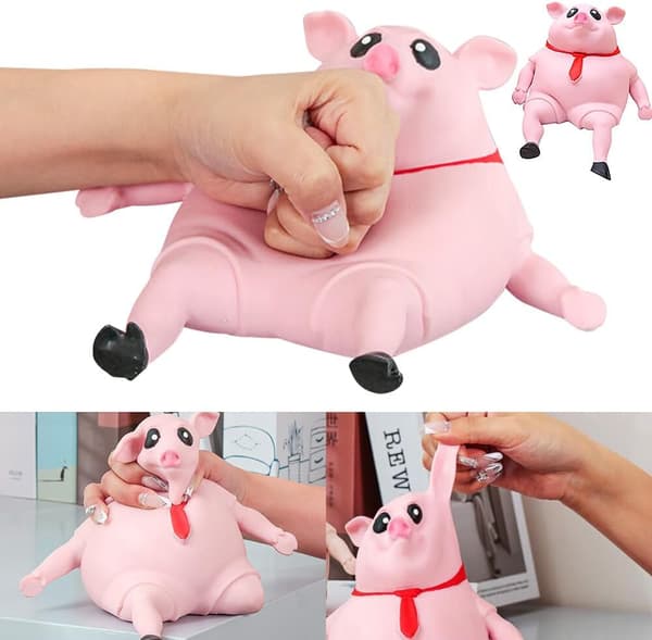 Pig Stress Ball, Pig Squeeze Toy, Creative Relaxation Pig
