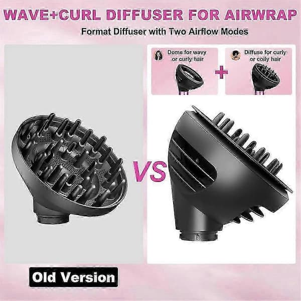 Dyson Airwrap -diffuusori HS01 HS05 HS08 aaltoihin ja kiharoihin