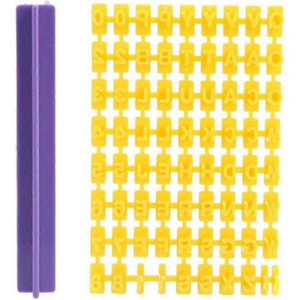 1 Set Kakstämplar, DIY Bakning Kakform, Nummer Alfabetiska Stämplar