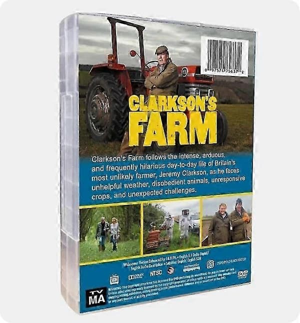 2025 Clarkson's Farm (Sæson 1-4 DVD) 8-Disc Engelsk Box Sæt Ny~