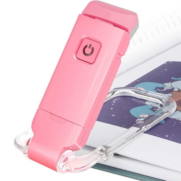 USB Mini Eye-Friendly Foldable Book Clip Lamp, Yellow yellow