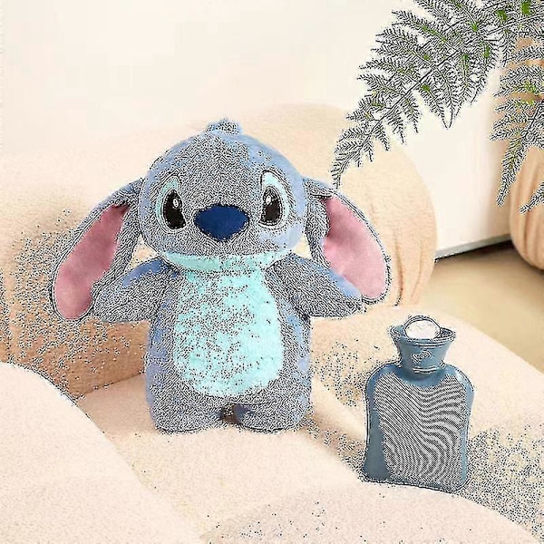Blød Varm Vandflaske til Vinteren - Pludselig Håndtaske til Hjemmet - Vandfyldning - Gave Stitch