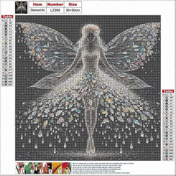 5D Diamantmalingssæt, 30x30 cm 5D Diamantkunst-sæt til voksne