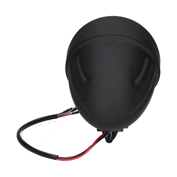 5in 12V Motorcykel Forlygte Rund Gul Linse Sort Hus Universal til Retro Motorcykler