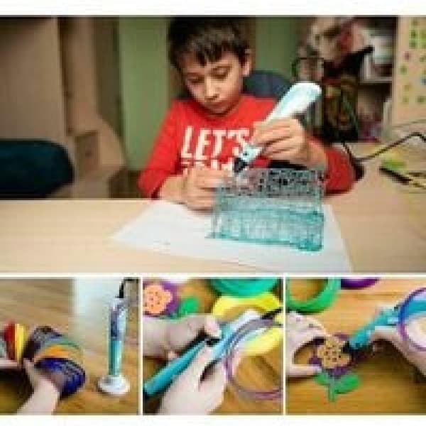 3D-pen for three-dimensional painting and graffiti
