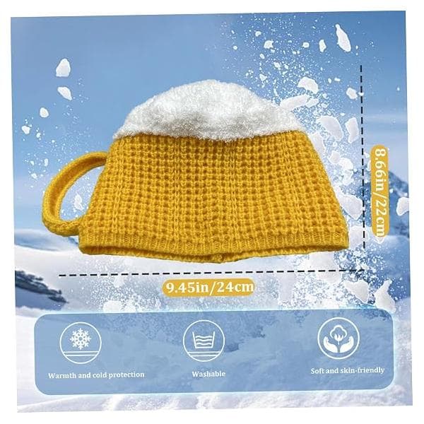 Roliga mössor för män och kvinnor, beanies, varma stickade vintermössor, julmössor, roliga presenter